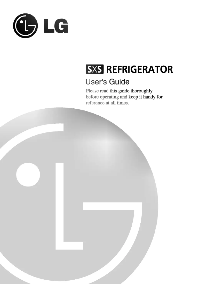 Page 1 de la notice Manuel utilisateur LG GR-P277AUH