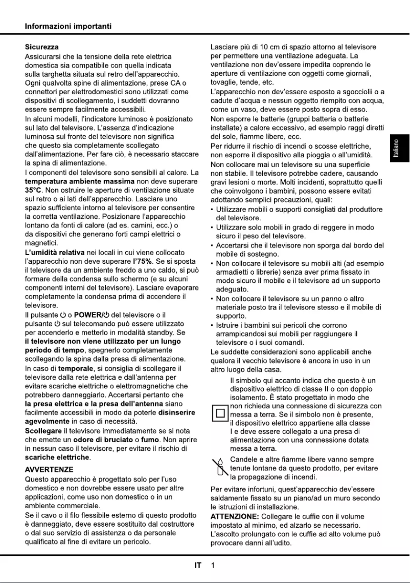 Image de la première page du manuel de l'appareil 40FC3114