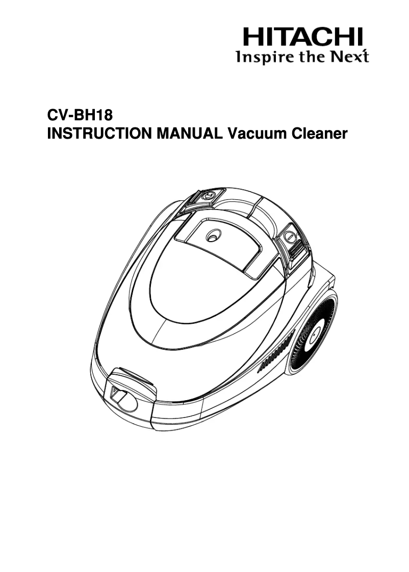 Page 1 de la notice Mode d'emploi Hitachi CV-BH18
