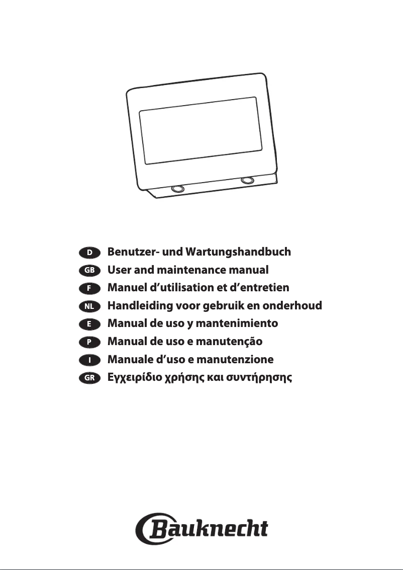 Page 1 de la notice Manuel utilisateur Bauknecht DWER 7880 IN