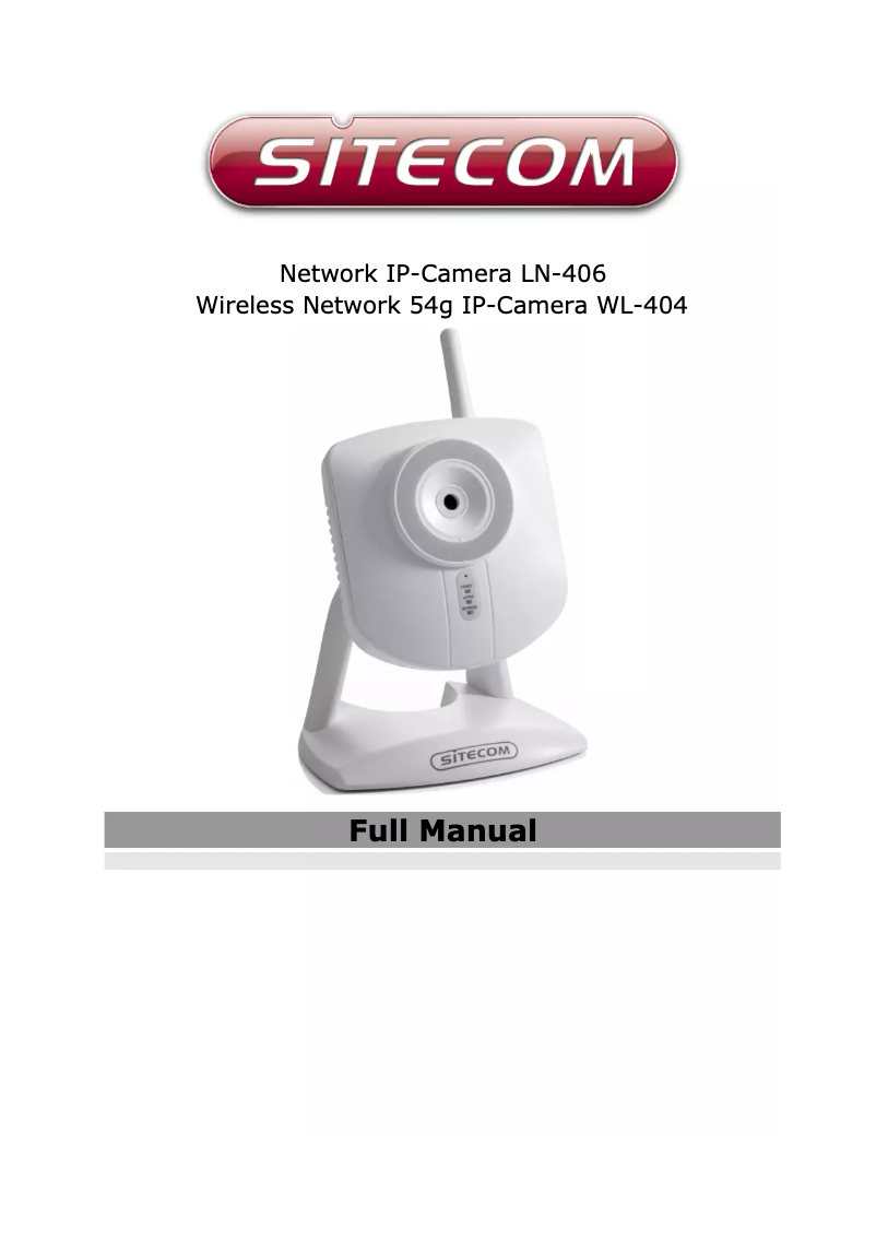 Page 1 de la notice Manuel utilisateur Sitecom WL-406