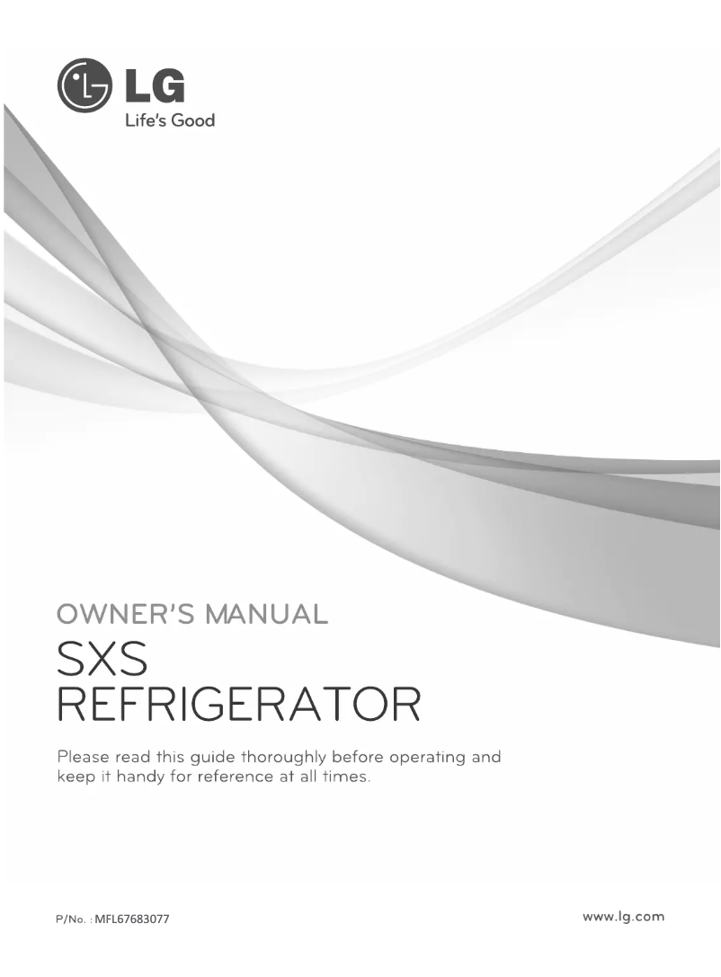 Image de la première page du manuel de l'appareil GC-L207GPYV