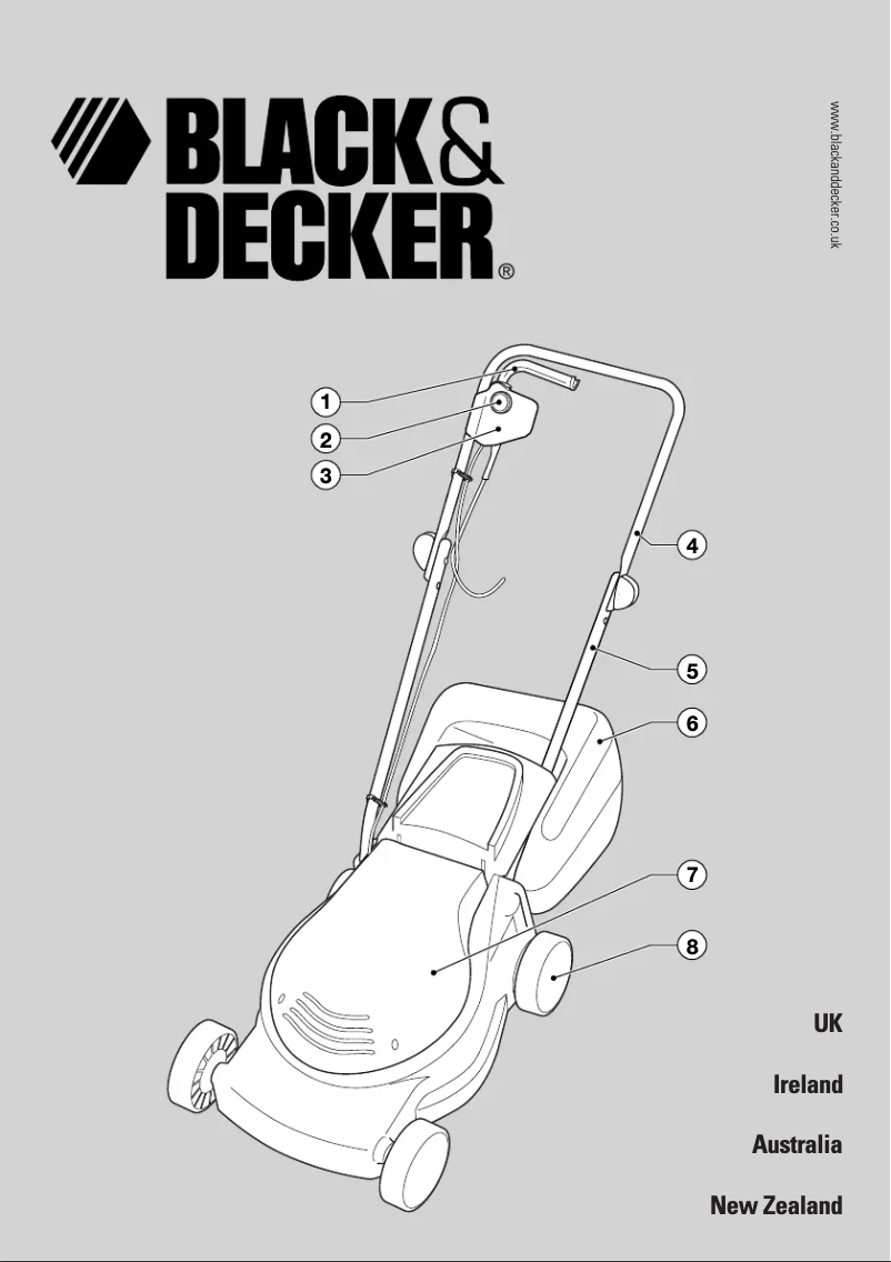 Página 1 del manual Manual de usuario Black & Decker GR298