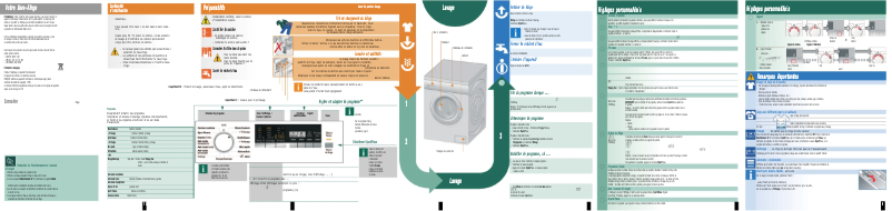 Page n°1 - Manuel utilisateur Siemens WM12Q460FF