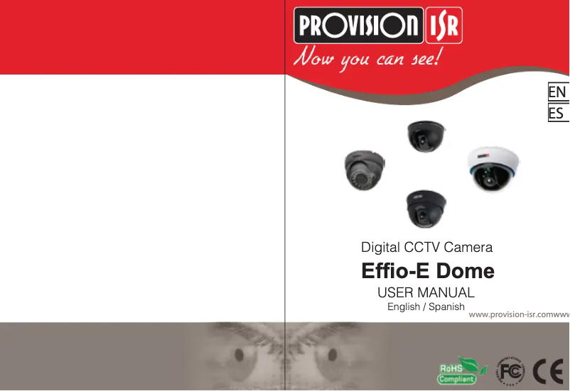 Page 1 de la notice Manuel utilisateur Provision-ISR DA-372CSVF