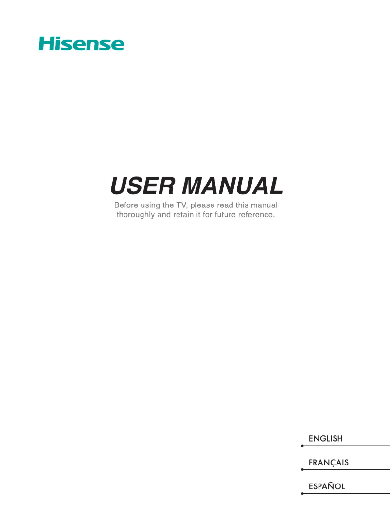 Page n°1 - Manuel utilisateur Hisense 32H3D