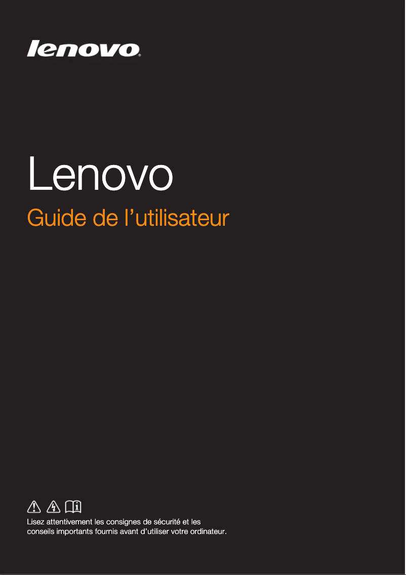 Page n°1 - Manuel utilisateur Lenovo M5400 Touch