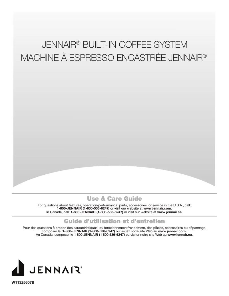 Page n°1 - Manuel utilisateur JennAir JJB6424HL