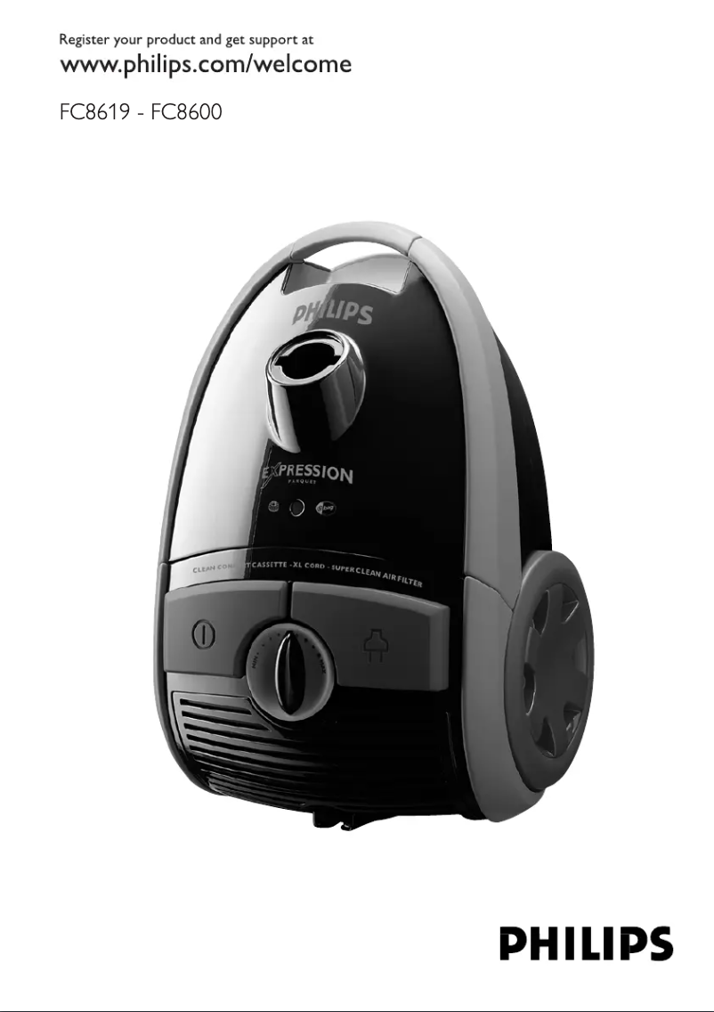 Page 1 de la notice Manuel utilisateur Philips Expression FC8613