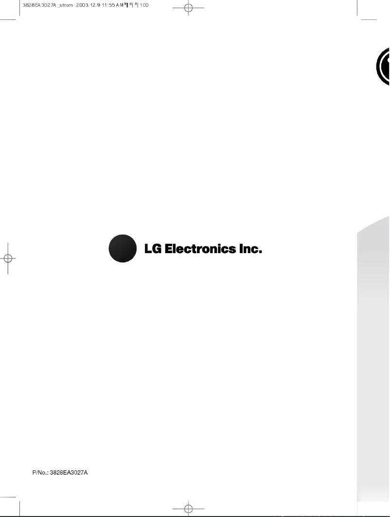 Page 1 de la notice Manuel utilisateur LG WT-RS110TE