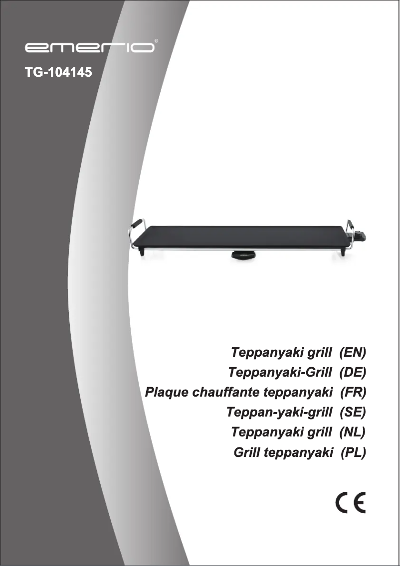 Página 1 del manual Manual de usuario Emerio TG-104145