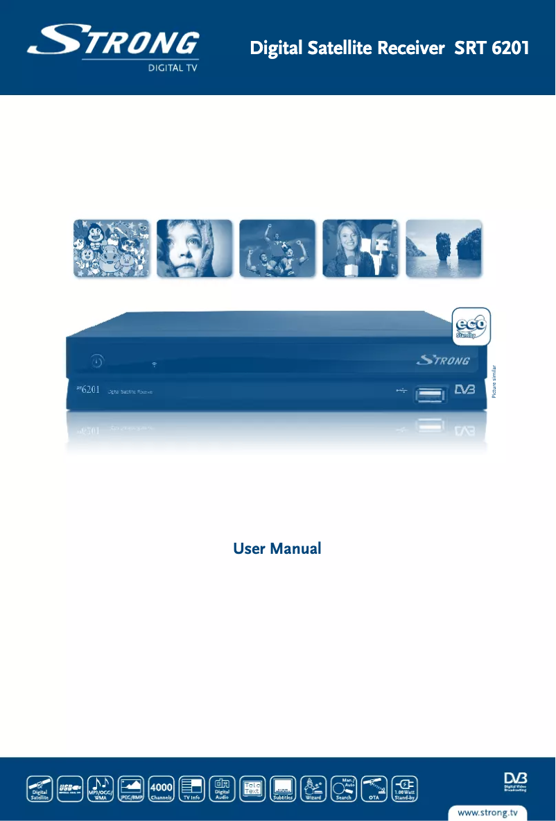 Page n°1 - Manuel utilisateur Strong SRT 6201