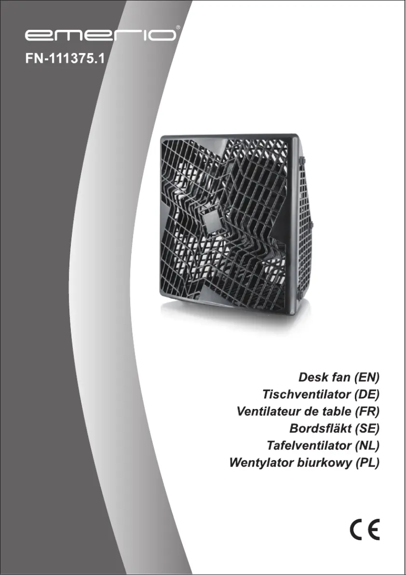 Page n°1 - Manuel utilisateur Emerio FN-111375.1