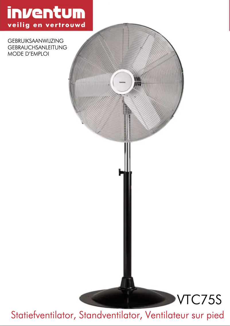 Page 1 de la notice Manuel utilisateur Inventum VTC75S