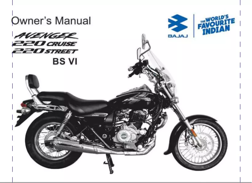 Page 1 de la notice Manuel utilisateur Bajaj Avenger 220 Cruise