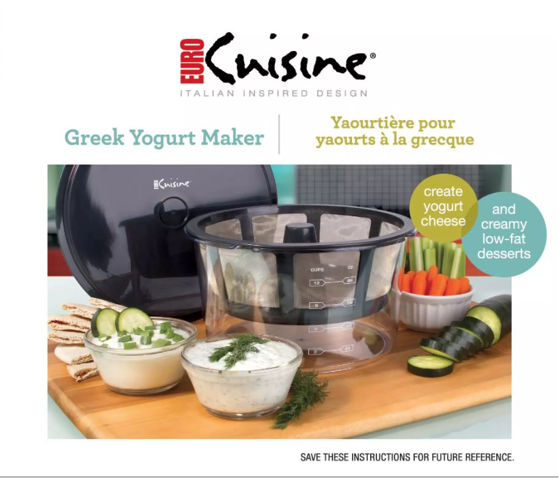 Page n°1 - Manuel utilisateur Euro Cuisine GY60