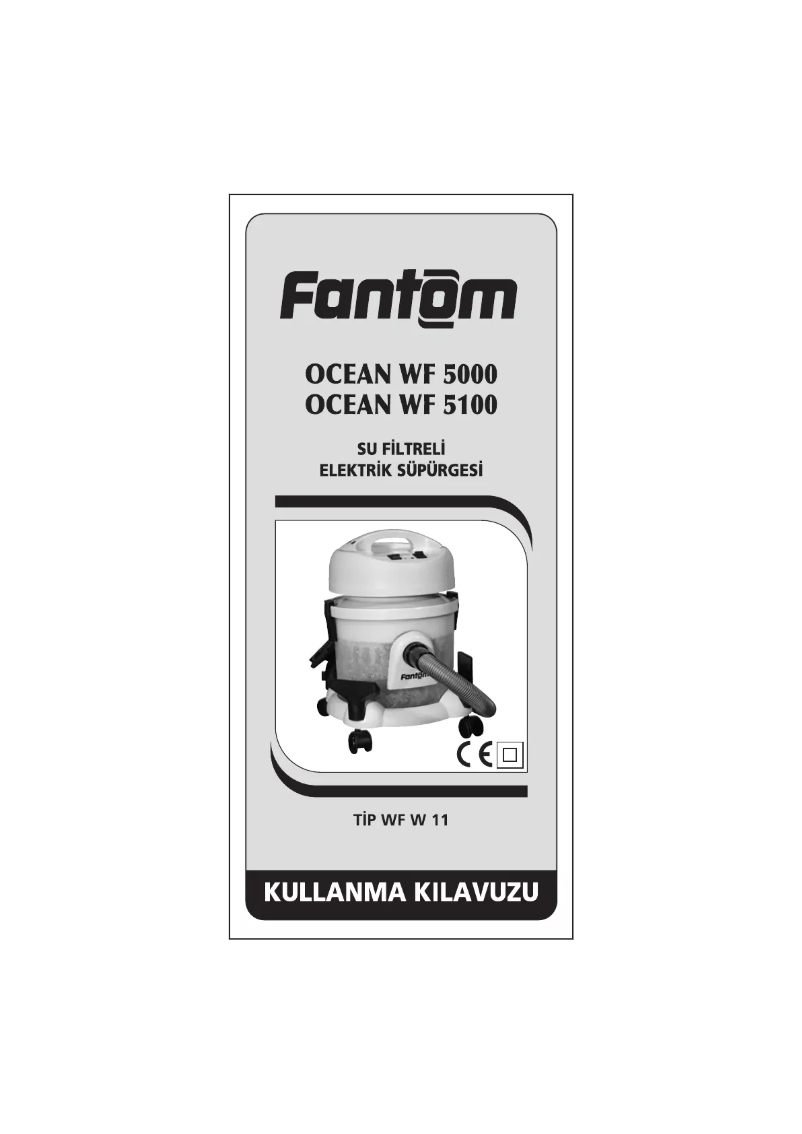 Page 1 de la notice Manuel utilisateur Fantom Ocean WF 5000