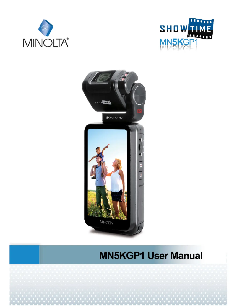 Page n°1 - Manuel utilisateur Minolta Showtime MN5KGP1