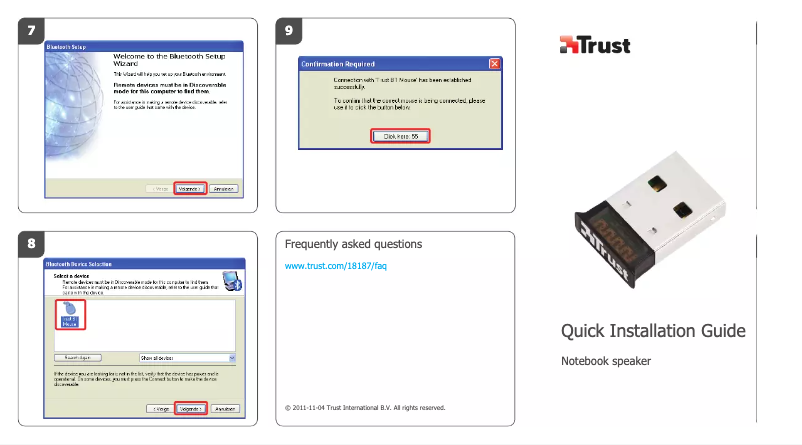Page 1 de la notice Manuel utilisateur Trust 18187 4.0