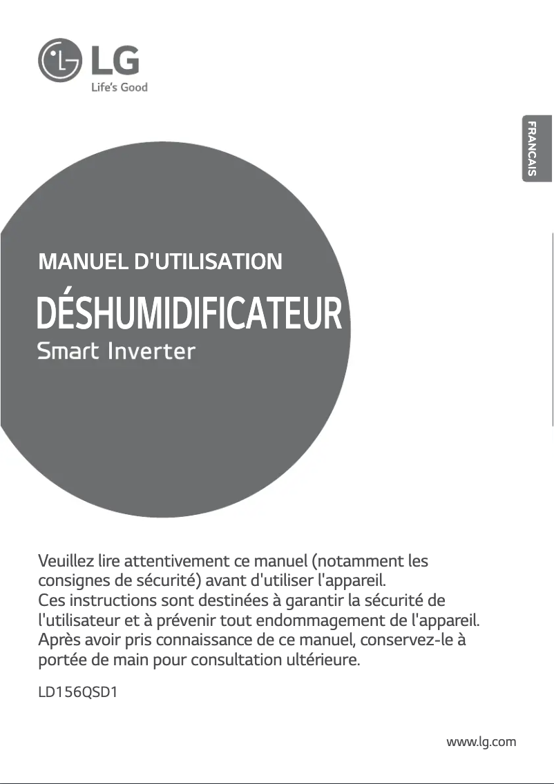 Image de la première page du manuel de l'appareil LD156QSD1