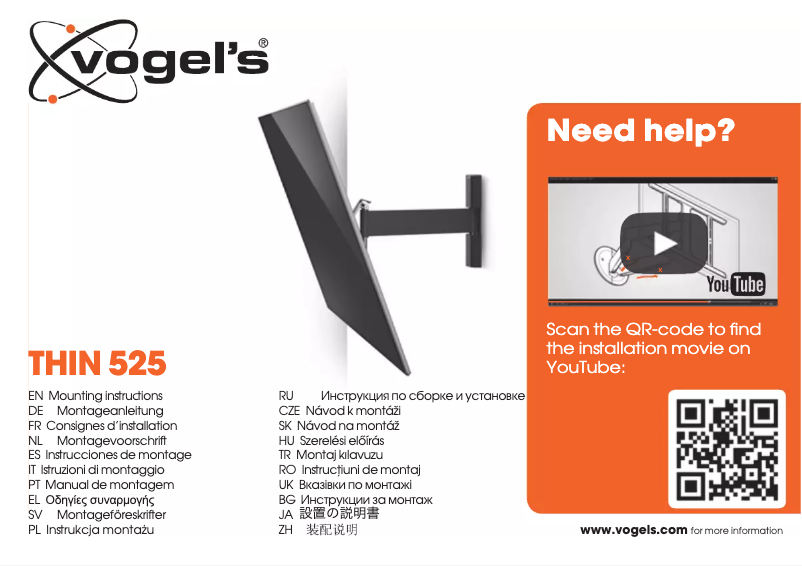 Image de la première page du manuel de l'appareil Thin 525