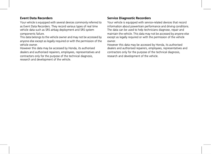 Página 1 del manual Manual de usuario Honda Civic Type R (2021)