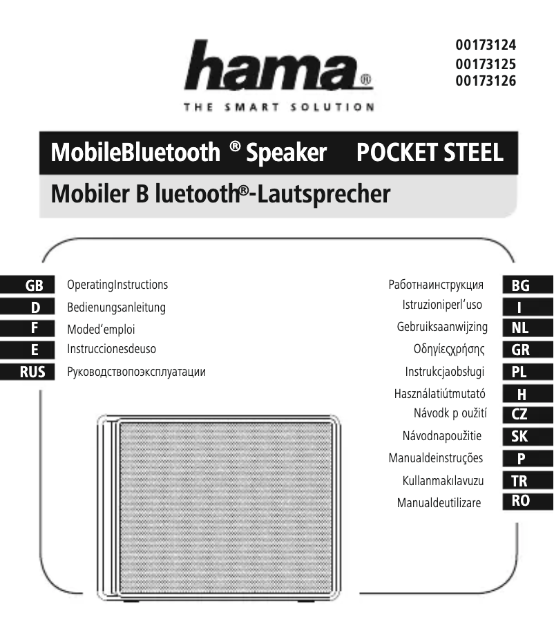 Página 1 del manual Manual de usuario Hama Pocket Steel