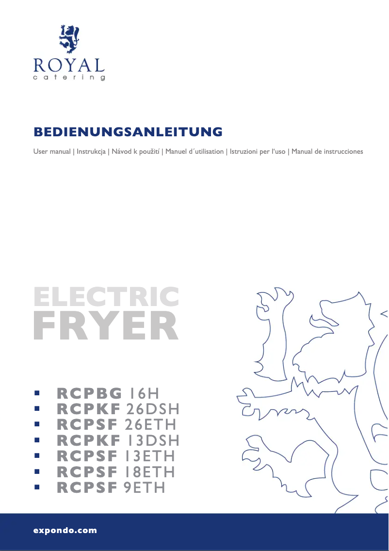 Image de la première page du manuel de l'appareil RCPKF 26DSH