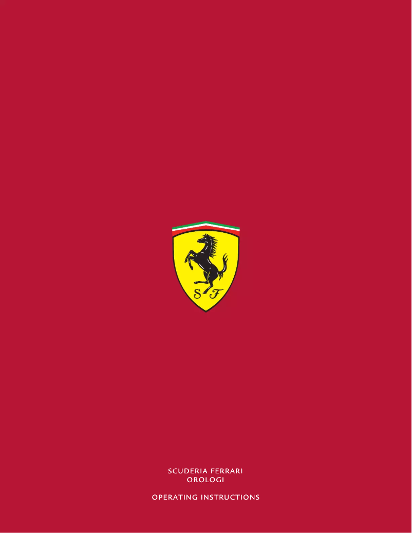 Page n°1 - Manuel utilisateur Ferrari XX Kers 830311