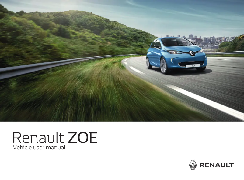 Page 1 de la notice Manuel utilisateur Renault Zoe (2023)