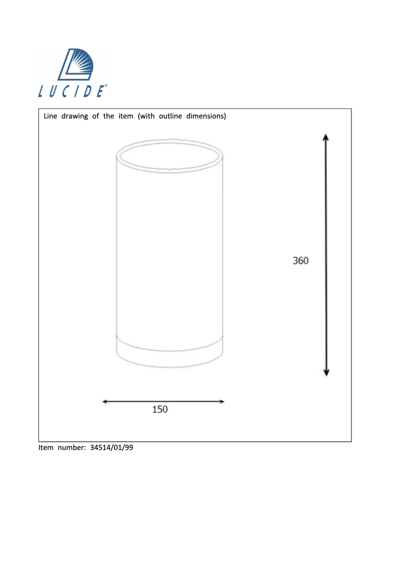 Page n°1 - Manuel utilisateur Lucide N.y. taxi 34514/01/99