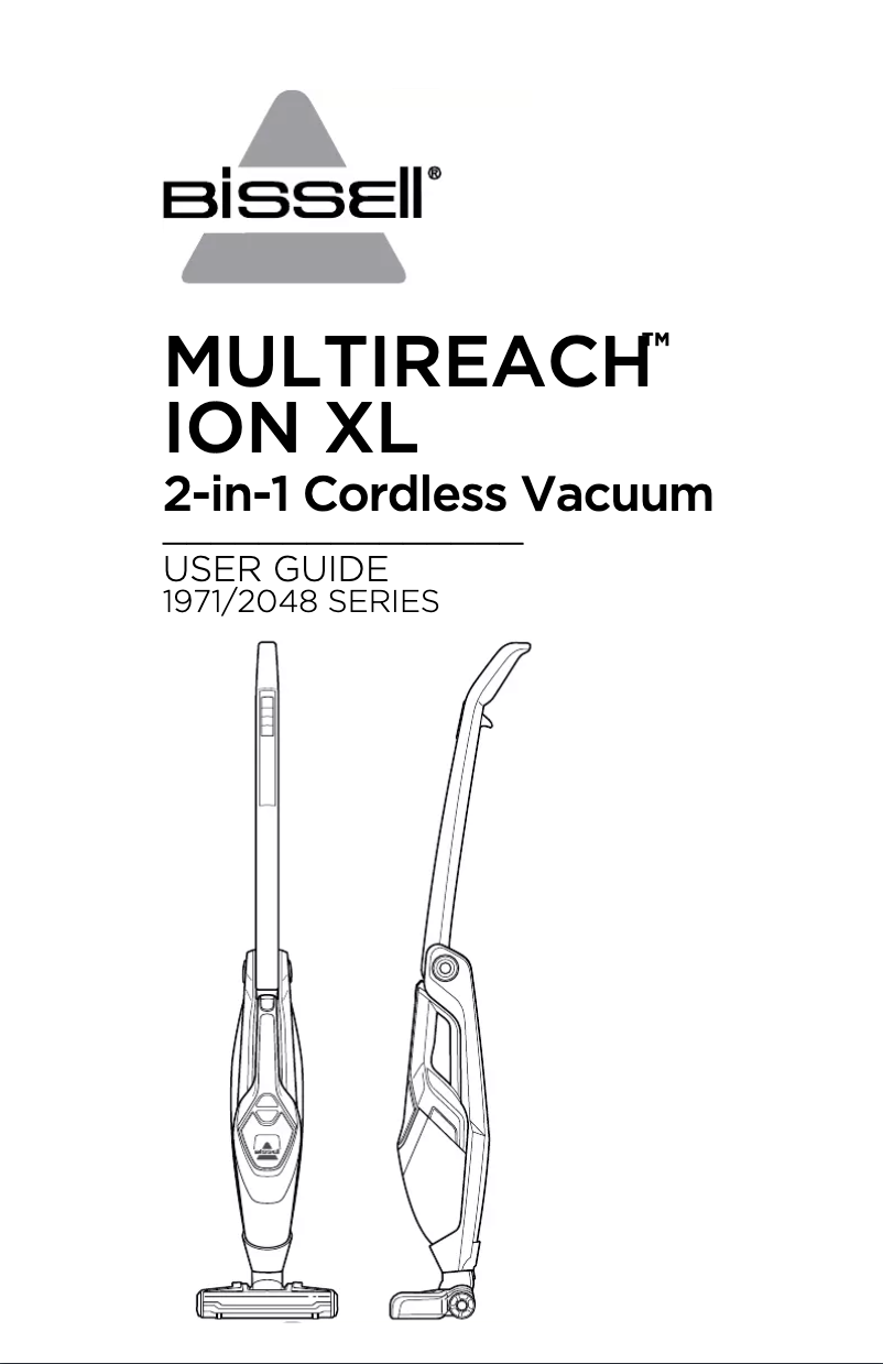 Page n°1 - Manuel utilisateur Bissell MultiReach Ion XL 18V 2048N