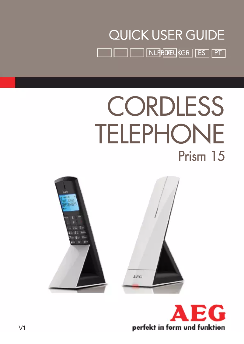 Imagen de la primera página del manual del dispositivo Prism 15