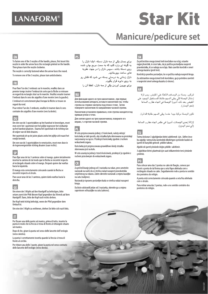 Page n°1 - Manuel utilisateur Lanaform Star Kit