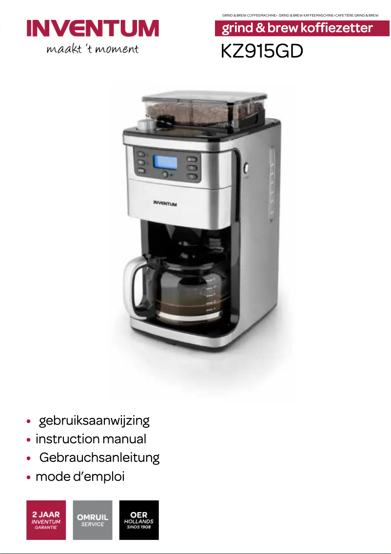 Image de la première page du manuel de l'appareil KZ915GD