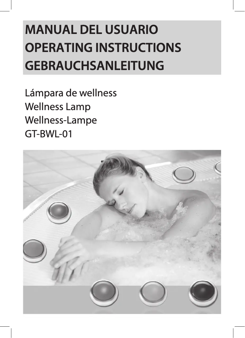 Image de la première page du manuel de l'appareil GT-BWL-01