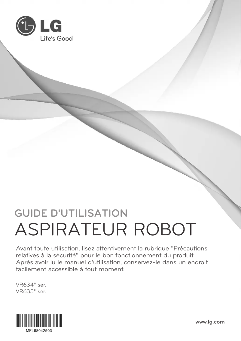 Image de la première page du manuel de l'appareil VR6340LV