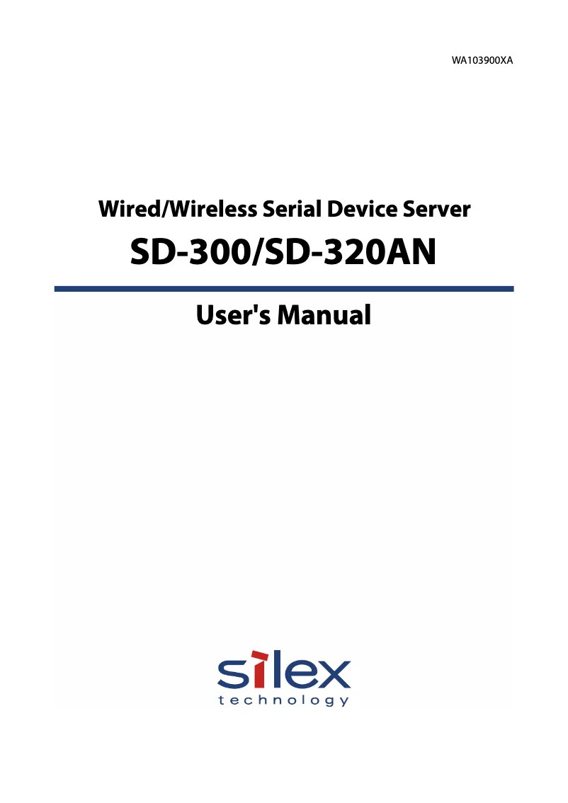 Page n°1 - Manuel utilisateur Silex E1391