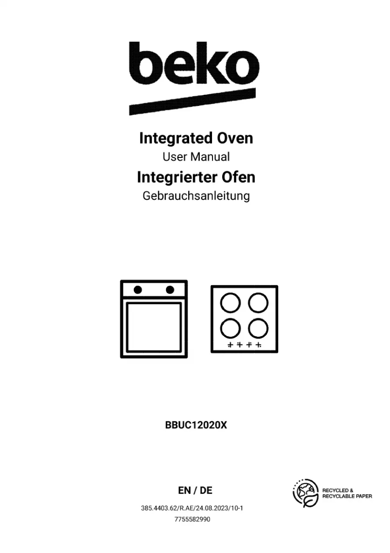 Page 1 de la notice Guide d'installation Beko BBUC12020X