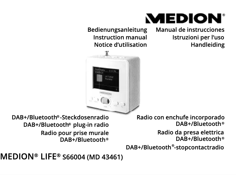 Page n°1 - Manuel utilisateur Medion LIFE S66004 (MD 43461)