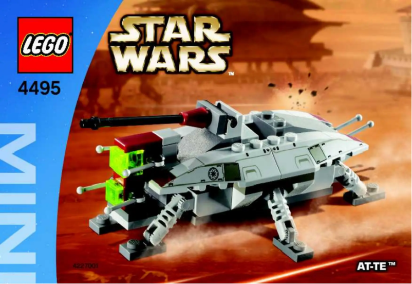 Page 1 de la notice Manuel utilisateur Lego Star Wars 4495