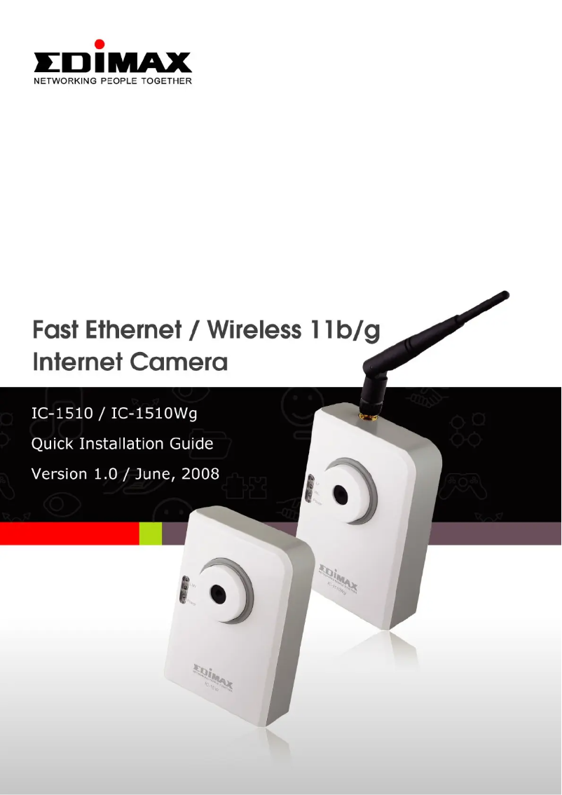 Page n°1 - Manuel utilisateur Edimax IC-1510Wg