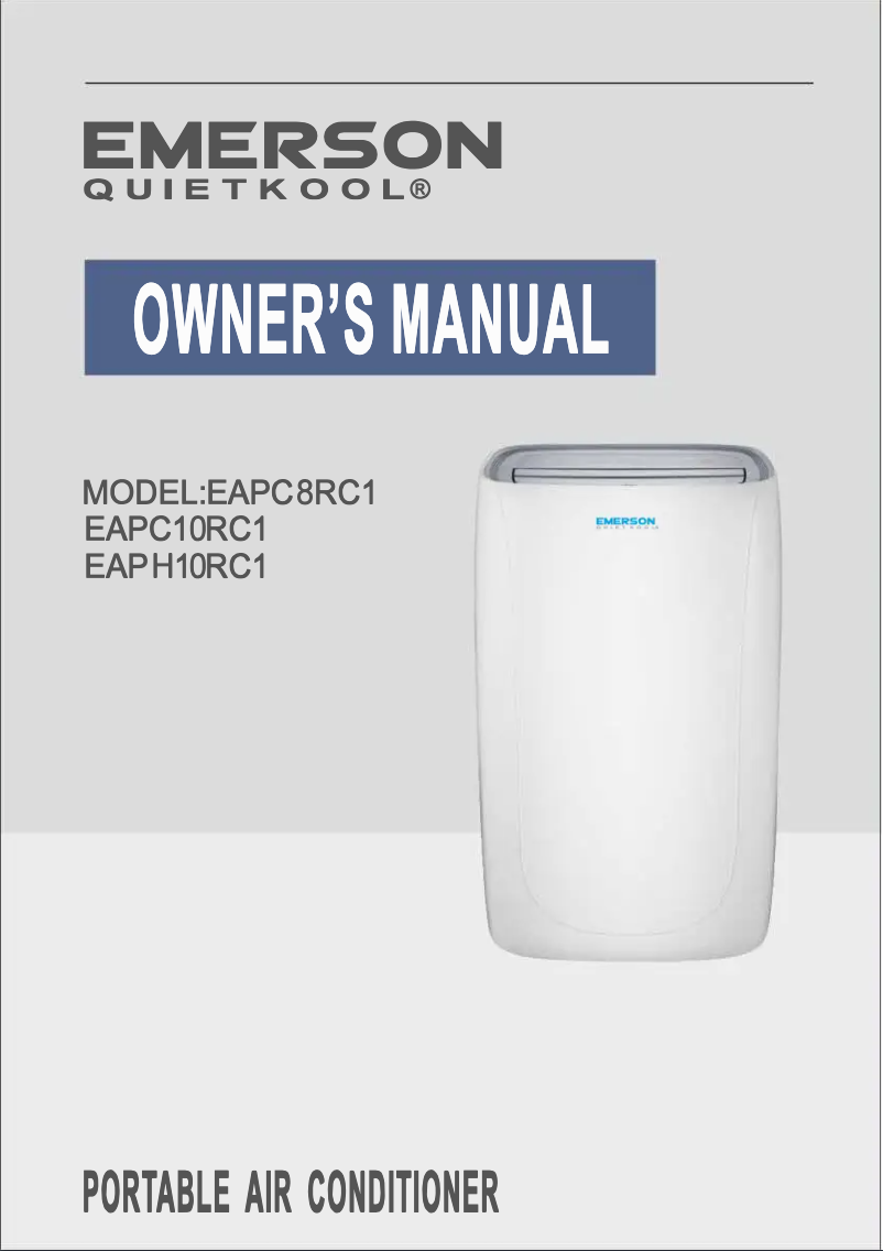 Página 1 del manual Manual de usuario Emerson EAPH10RC1