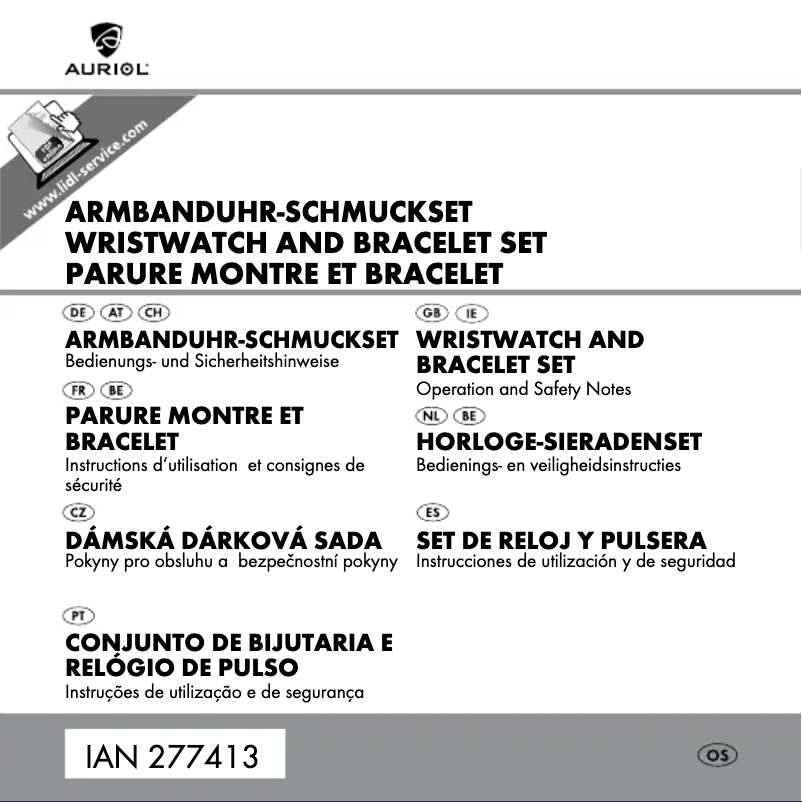 Page 1 de la notice Manuel utilisateur Auriol HG01480E