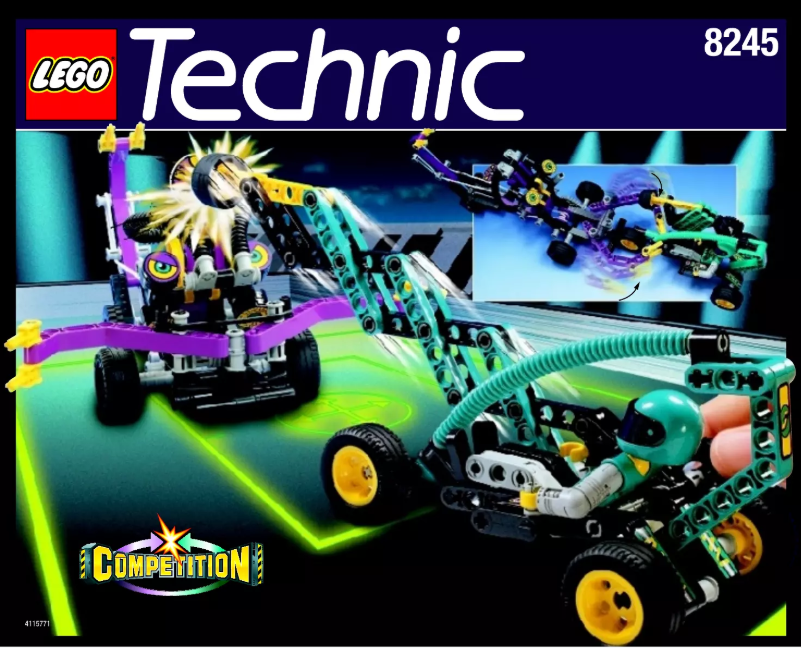 Image de la première page du manuel de l'appareil Racers 8245