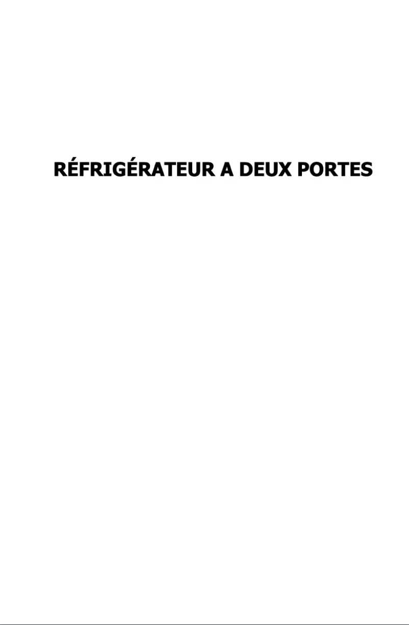 Image de la première page du manuel de l'appareil COB280BFS