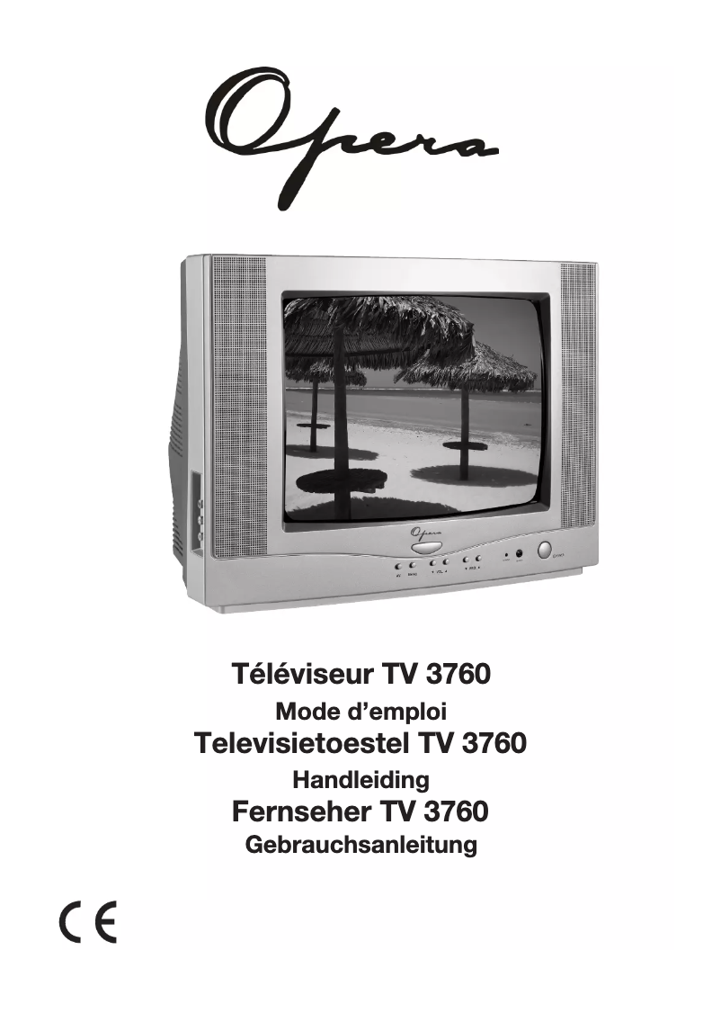 Image de la première page du manuel de l'appareil TV 3760