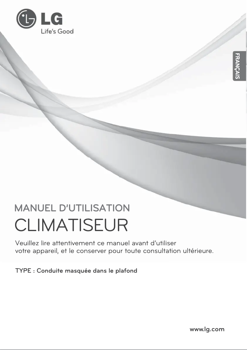 Page 1 de la notice Manuel utilisateur LG ABNW36GRLT0