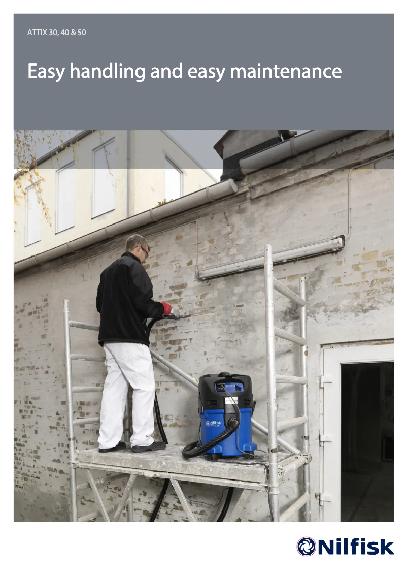 Imagen de la primera página del manual del dispositivo ATTIX 50-21 PC Cleanroom