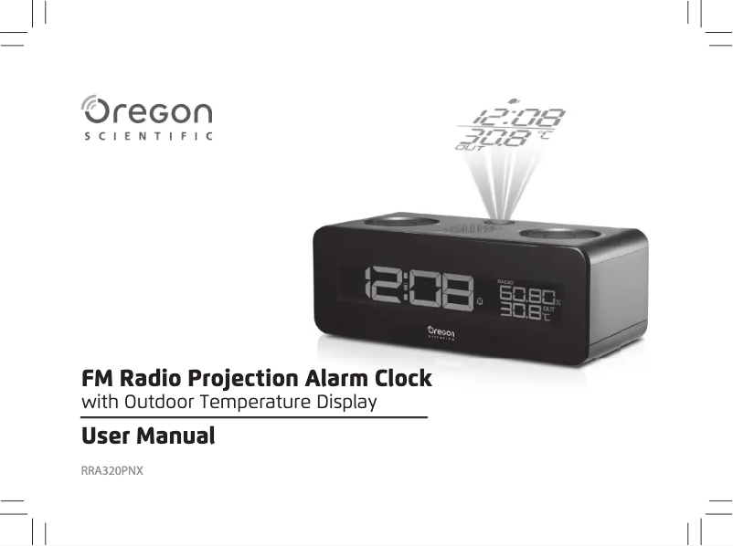Page 1 de la notice Manuel utilisateur Oregon Scientific RRA320P